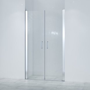 Marenza Neptune Pendeldeur - 120x200cm - 6mm veiligheidsglas - anti kalk - chroom SKII622SALOON-120