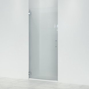 Marenza Neptune Douchedeur - 100x200cm - profielloos - veiligheidsglas - anti kalk - chroom 6211WWM100