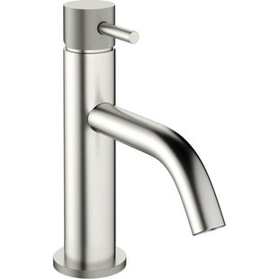 Crosswater MPRO Wastafelkraan - geribbeld - RVS geborsteld PRO110DNV_K