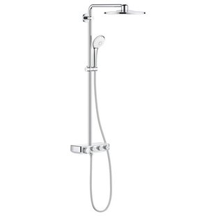 GROHE Euphoria smartcontrol Regendoucheset Opbouw- hoofddouche 31cm - handdouche rond - chroom 26507000