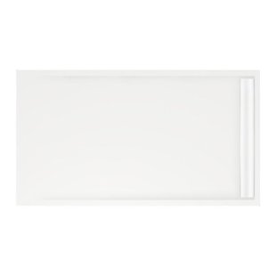 Xenz Easy Tray douchevloer - 150x90x5cm - acryl - zonder gootcover - wit 6948-01