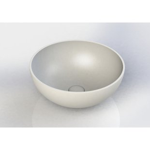 Royal plaza Lement Waskom rond 40x15,5cm mat wit 1563049