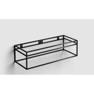 Clou Frame 110x42cm kokerprof RVS Zwart mat CL/07.49.111.21