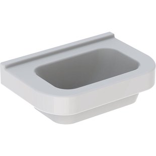 Geberit 300 Basic fontein zonder kraangat met overloop 36x25x15cm wit s8400115000g