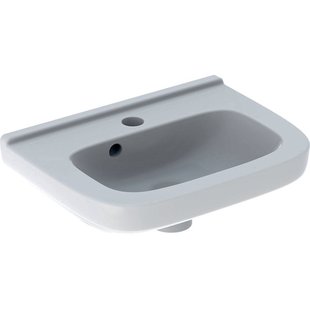 Geberit 300 basic fontein - 40x25x15cm - 1 kraangat - met overloop - wit s8400200000g