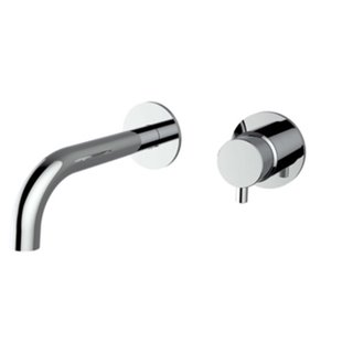 Plieger Napoli inbouw wandkraan 1 hendel met uitloop 18.3cm incl. inbouwdeel chroom 500428PLI0 chrome