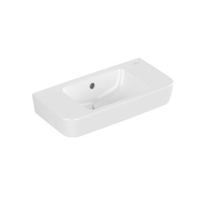 Villeroy & Boch O.novo fontein 50x25cm - zonder kraangat met overloop wit 43425201