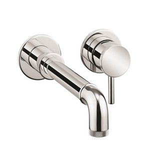 Crosswater MPRO INDUSTRIAL wastafelkraan inbouw zonder waste uitloop 20cm chroom PRI120WNC