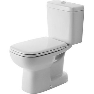 Duravit D-code closet staand 650mm diepspoel verticale afvoer AU wit 21140100642 Duravit D-code closet staand 650mm diepspoel verticale afvoer AU wit 21140100642