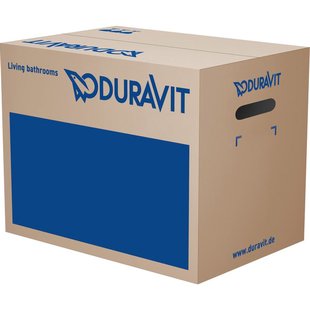 Duravit No.1 toiletset staand inclusief reservoir en toiletzitting 39 x 65,5 x 77,5 cm, wit 41830900a1