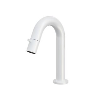 Hotbath Cobber Fonteinkraan opbouw - u-uitloop 11.8cm - mat wit U001WH