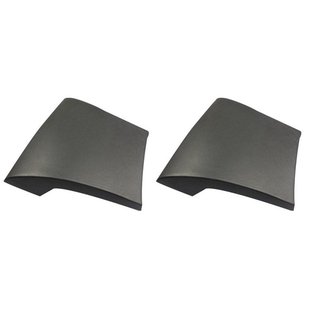 Saniclass Deluxe badkussen - 37x34cm - groot model - zwart - 2 stuks