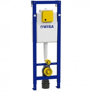 Wisa XS WC element met frontbediening wateraansluiting 16x2 inwendig h112-132xb38xd14-20cm 8050452801