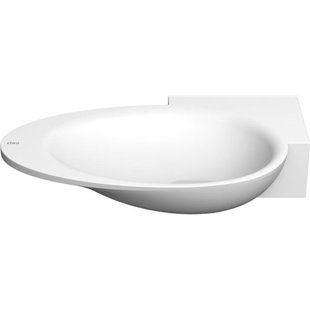 Clou First fonteinkom 38.8x24.6cm kraangat rechts Aluite Wit mat CL/03.10100