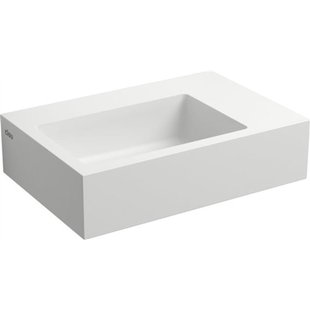 Clou Flush 2 fontein 36x9x24.5cm voorbewerkt kraangat aluite Wit mat CL/03.13021