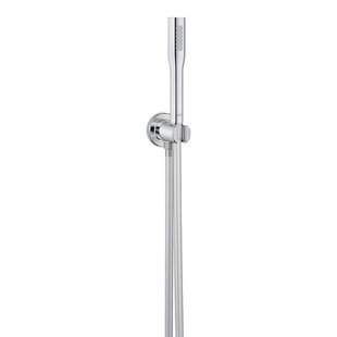 GROHE Euphoria Cosmopolitan Stick Handdoucheset - 1 straalsoort - met houder - met wandaansluitbocht - gladde slang - 150cm - chroom 26404000