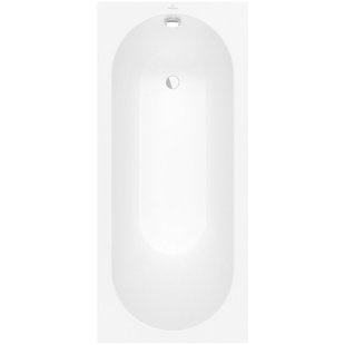 Villeroy & Boch Oberon kunststof bad quaryl rechthoekig 170x75x45cm - incl. poten mat wit ubq170obe2v-rw