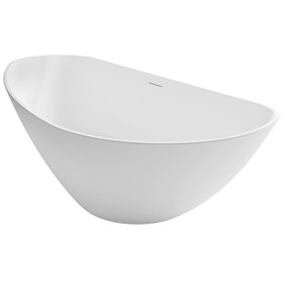 Riho Granada Vrijstaand bad - 190x90cm - Solid Surface - Links - Mat Wit B122001105