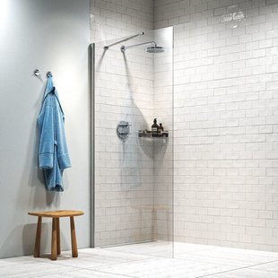 Sealskin Hooked inloopdouche 75x200cm 6mm veiligheidsglas chroom CCXA30756265100