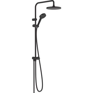 Hansgrohe Vernis showerpipe zonder thermostaat ecosmart mat zwart 26099670