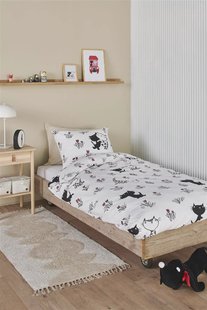 Kinderdekbedovertrek Pim en Pom Lente | Beddinghouse x Fiep Amsterdam