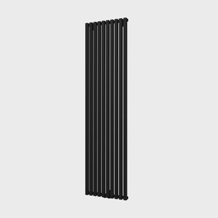 Handdoekradiator BWS Siela Enkel 180 x 46,2 cm Mat Zwart