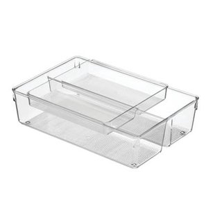 Lade Organizer, 4 Vakken, 20.3 x 31.1 x 8.3 cm, Set van 2 Stuks, Kunst