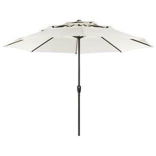 Beliani - BIBIONE - Parasol - Beige - 270 cm - Polyester