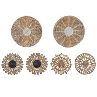 Beliani - PINTANO - Wanddecoratie - Naturel - Zeewier