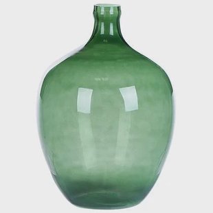 Beliani - ROTI - Decoratieve vaas - Groen - 39 cm - Glas