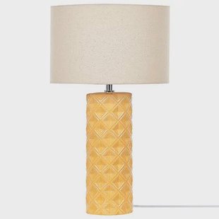 Beliani - BALONNE - Tafellamp - Beige - Keramiek