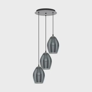 EGLO Estanys Hanglamp - E27 - Ø45 cm - Grijs|Zwart