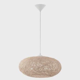 EGLO Campilo - Hanglamp - 1 Lichts - Ø45cm - Wit - Beige