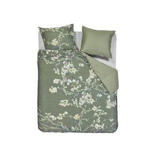 Beddinghouse x Van Gogh Museum dekbedovertrek Blossoming groen