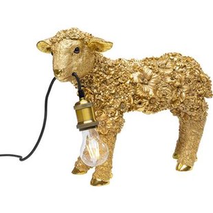 Tafellamp bloem schapen goud Kare Design