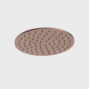 Hoofddouche Hotbath Archie 20 CM Geborsteld Koper PVD