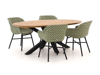 Hartman Delphine/Stephanie 200cm dining tuinset 5-delig - Laagste prijsgarantie!