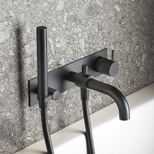 Hotbath Cobber X afbouwdeel met inbouwdeel voor douche/badmengkraan, automatische omstelinrichting mat zwart HBCB026 / CX026EXTBL Hotbath Cobber X afbouwdeel met inbouwdeel voor douche/badmengkraan, automatische omstelinrichting mat zwart HBCB026 / CX026EXTBL