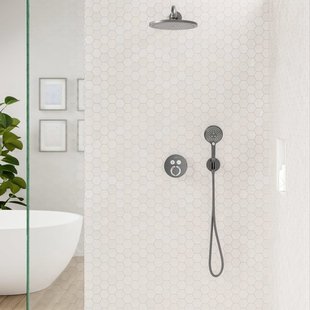 Hansgrohe Showerselect s Doucheset inbouw thermostaat 2 functies brushed black chrome 0457051/SW295763/SW295828/SW492795/SW528800/SW5287 Hansgrohe Showerselect s Doucheset inbouw thermostaat 2 functies brushed black chrome 0457051/SW295763/SW295828/SW492795/SW528800/SW5287