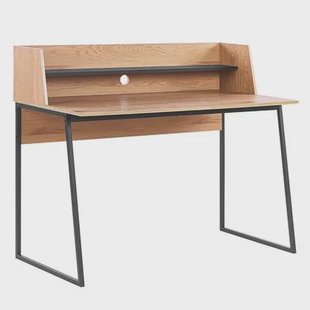 Beliani - GORUS - Bureau - Lichte houtkleur - Vezelplaat