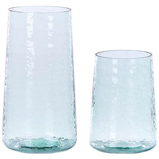 Beliani - KULCHE - Decoratieve vaas - Transparant - Glas