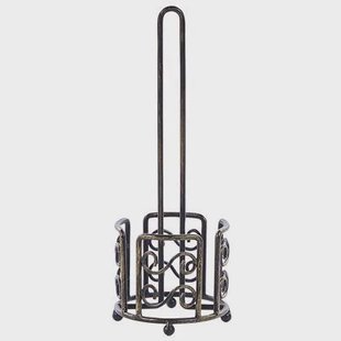 Beliani - MANDI - Toiletpapierhouder - Zwart - IJzer