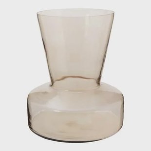 vtwonen Trumpet Vaas H 30 cm - Bruin