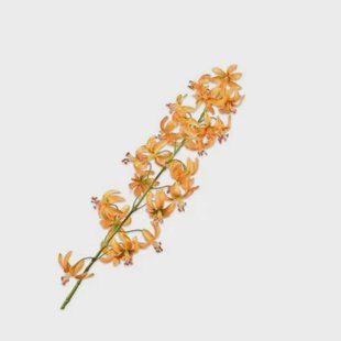 Silk-ka Zijden Bloem-Kunstbloem Lelie Steel Geel 105 cm