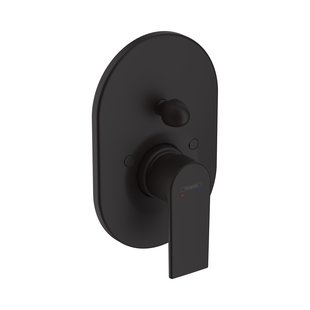 Badmengkraan Inbouw HansGrohe Vernis Shape Eengreeps Rond Mat Zwart Badmengkraan Inbouw HansGrohe Vernis Shape Eengreeps Rond Mat Zwart