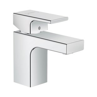 Wastafelmengkraan HansGrohe Vernis Shape Eengreeps 70 Zinc Met Metalen Trekwaste Chroom
