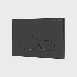 Drukplaat Wiesbaden X32 voor Inbouwreservoir Mat Zwart