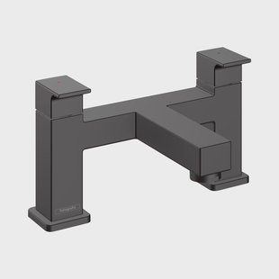 Badrandmengkraan HansGrohe Vernis Shape 2-Gats Mat Zwart