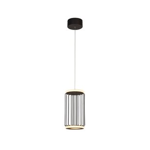 Searchlight LED hanglamp Cage 1-lamp, zwart