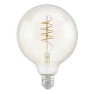 EGLO LED bollamp E27 G125 4W 2.200K filament EGLO LED bollamp E27 G125 4W 2.200K filament